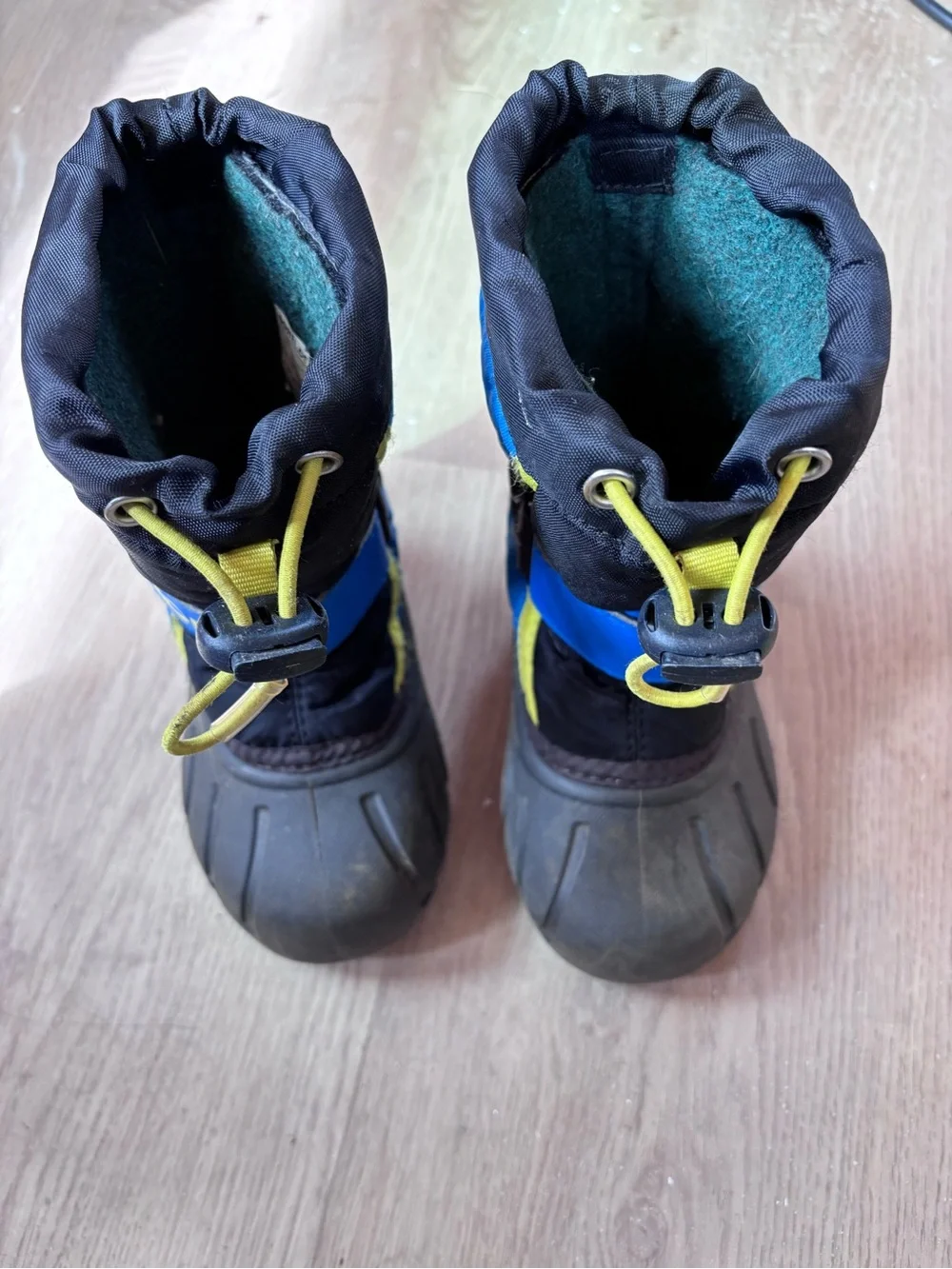 Sorel Kids Blue and Black insulated Winter Boots. Toddler Sz 7